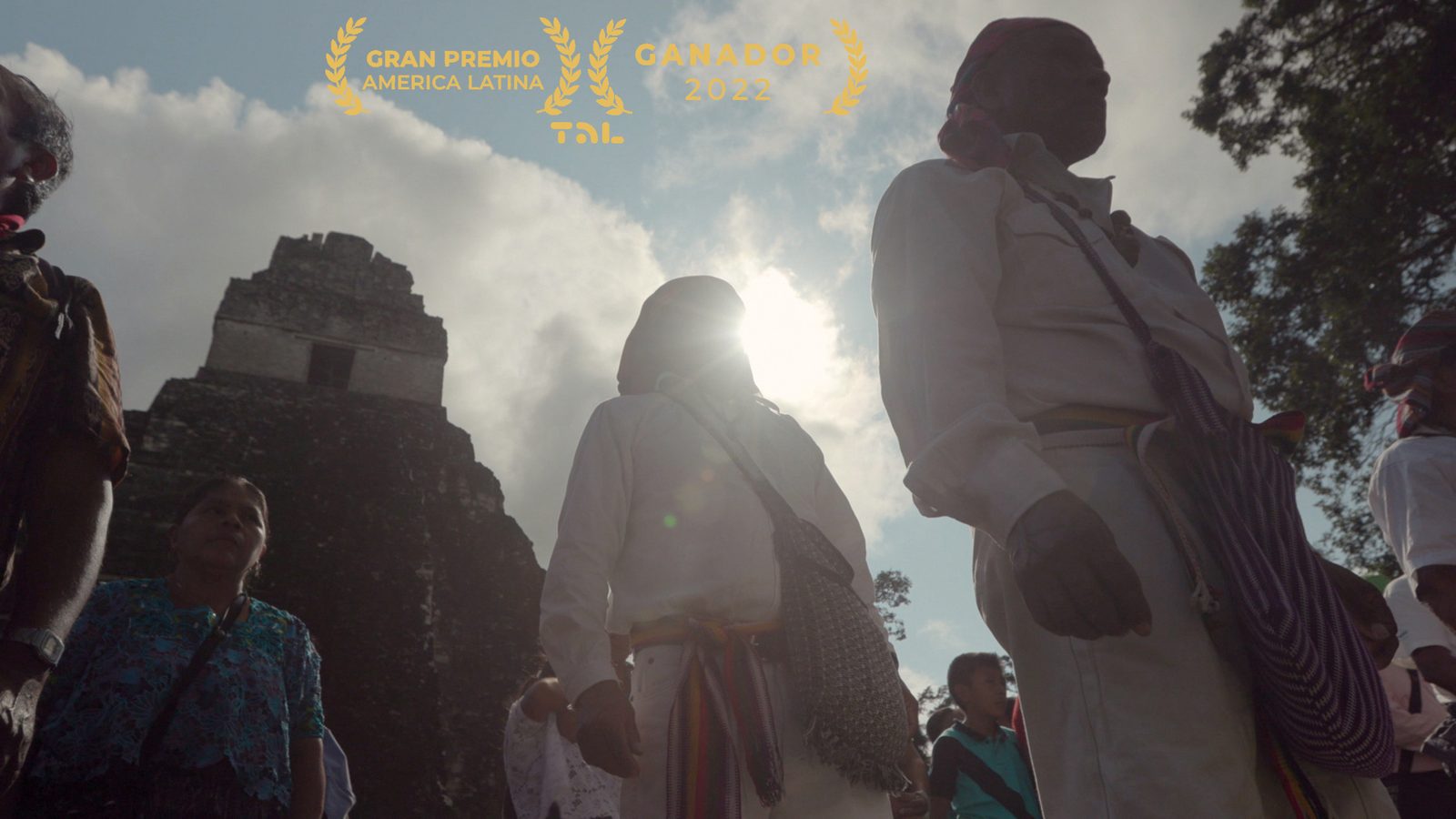 Ancestral Secrets — documentary still with festival laurels